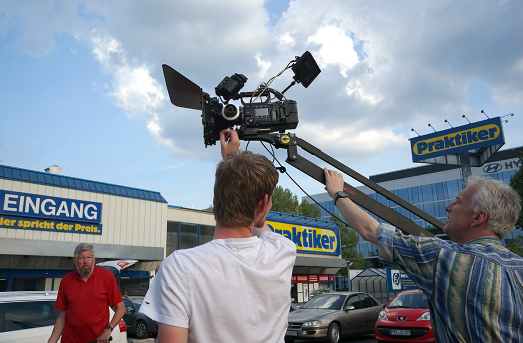 Shooting of LEBENSFREUNDE with a Sony F55